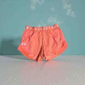 Under Armour Women's Play Up 3.0 Twist Shorts Pink Shock